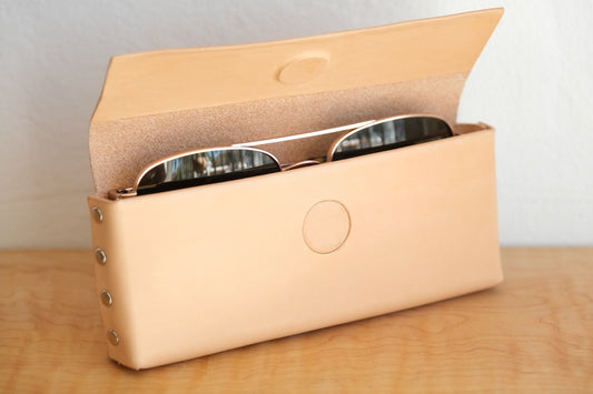 Italian Leather Sunglasses Case