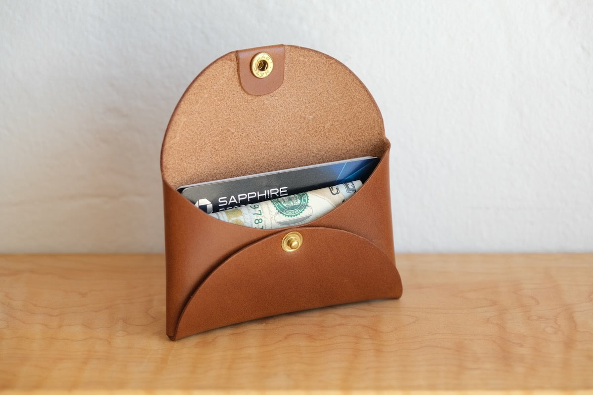 Leather Snap Wallet