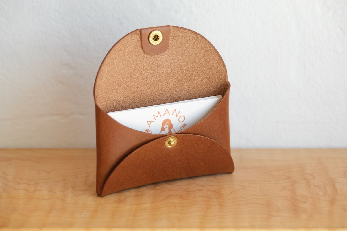 Leather Snap Wallet