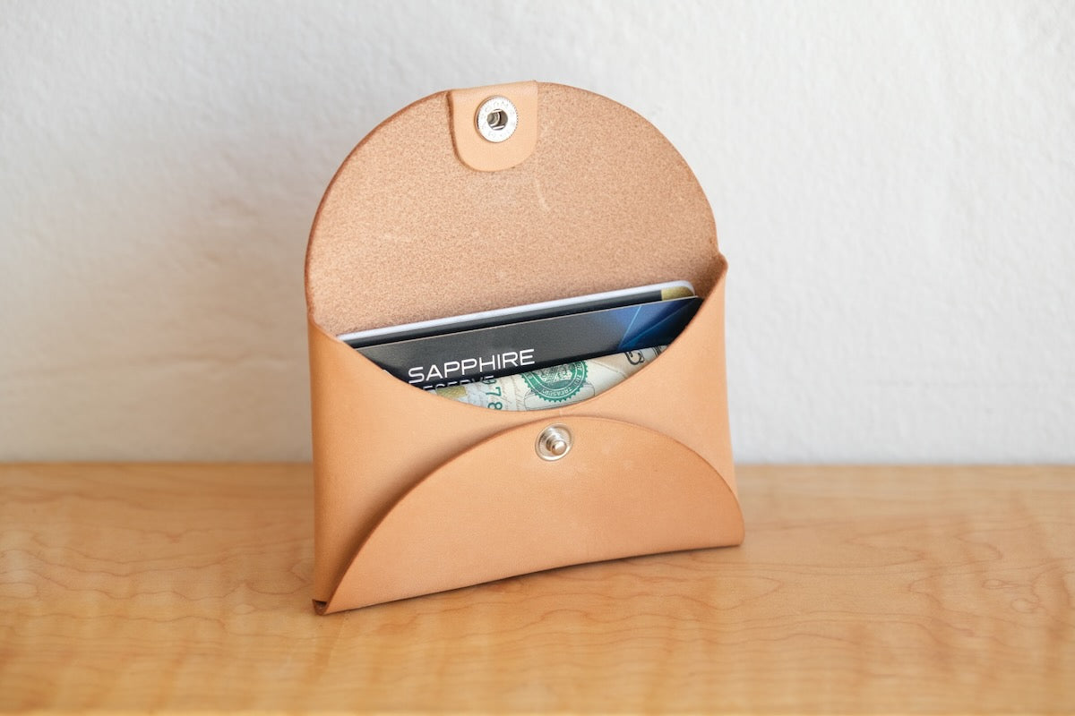 Leather Snap Wallet