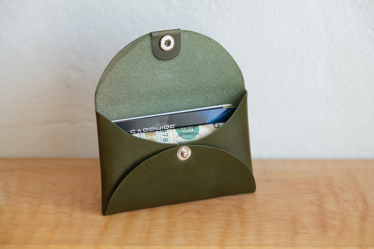 Leather Snap Wallet