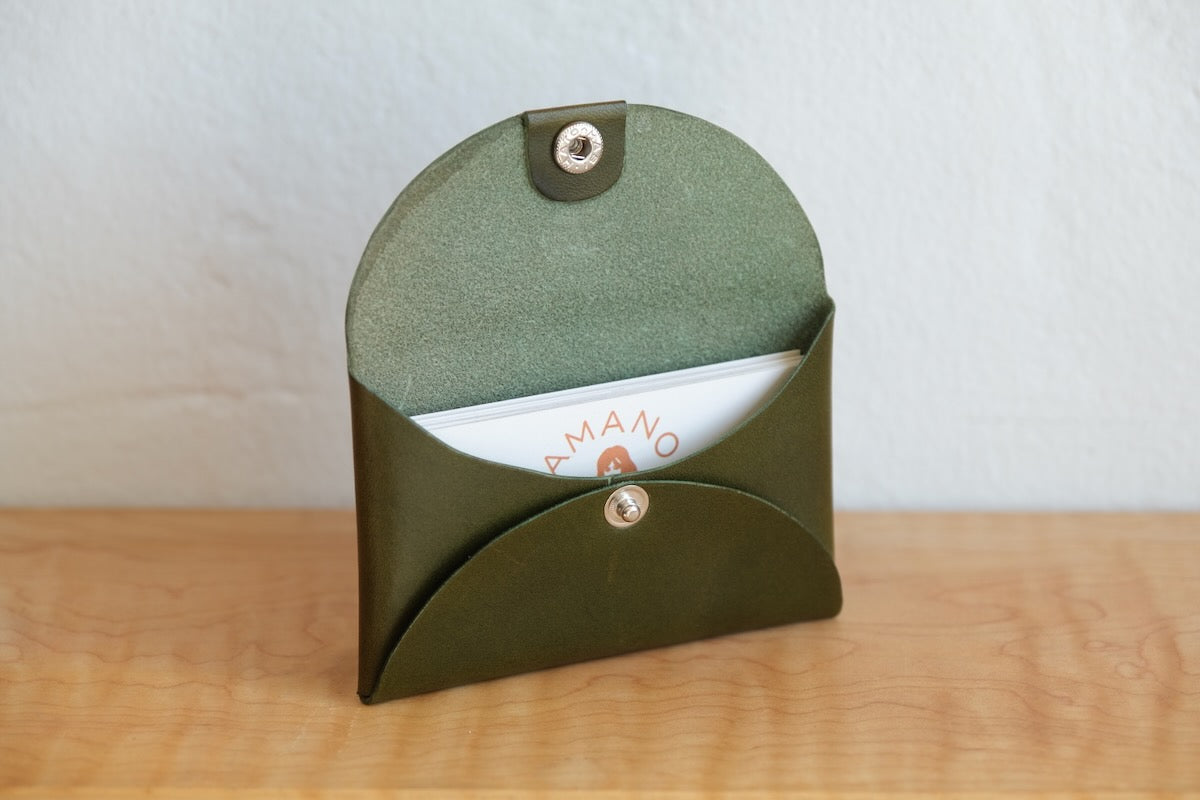 Leather Snap Wallet