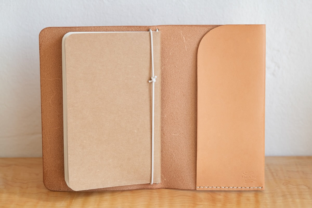 Leather Field Journal Cover