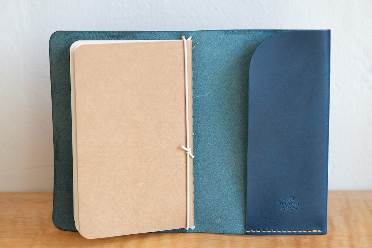 Leather Field Journal Cover