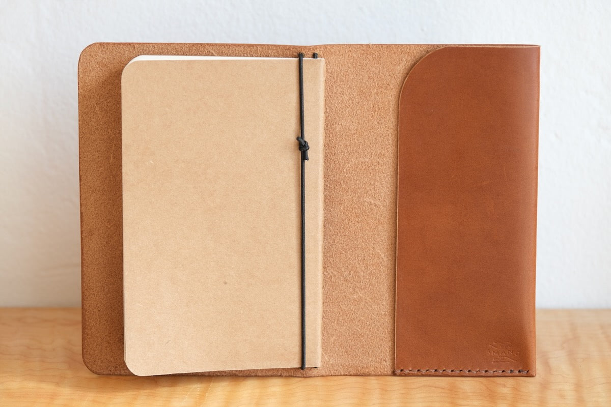 Leather Field Journal Cover