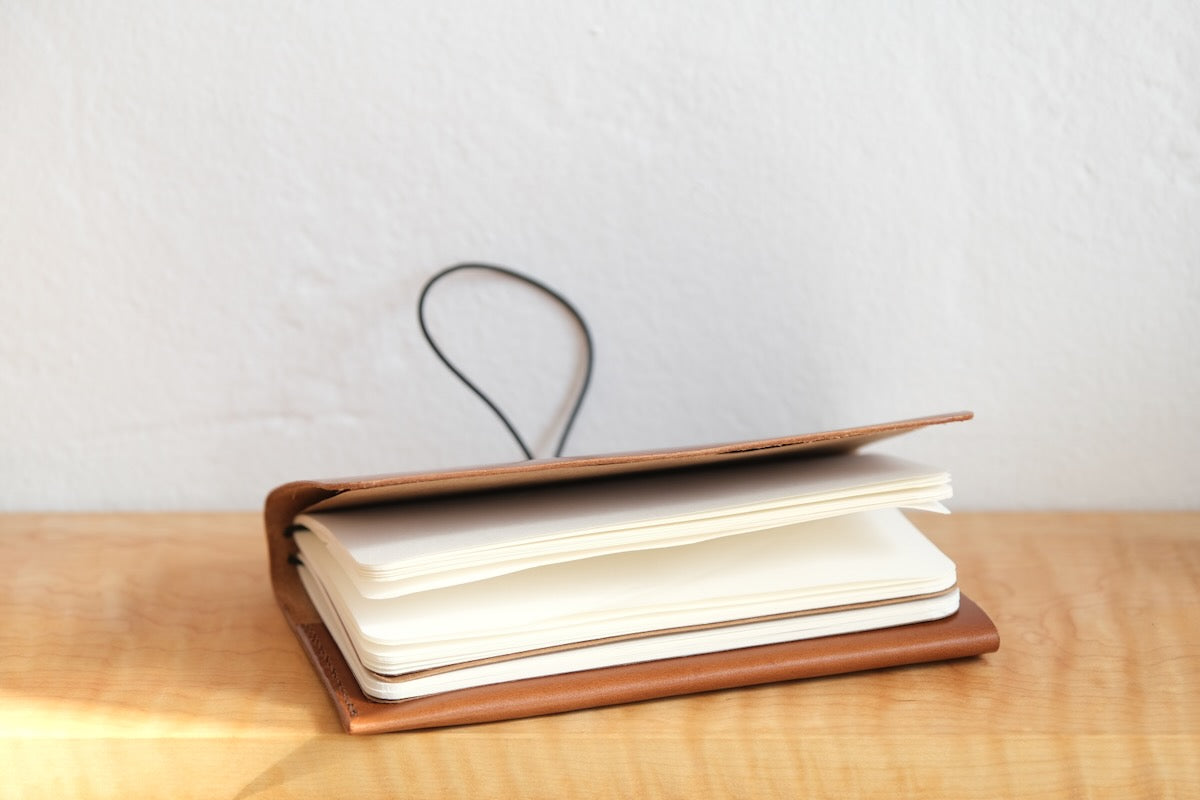 Leather Field Journal Cover
